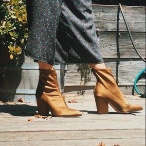 SOLD! Nine West Sterra Satin Sock Boot | Sale